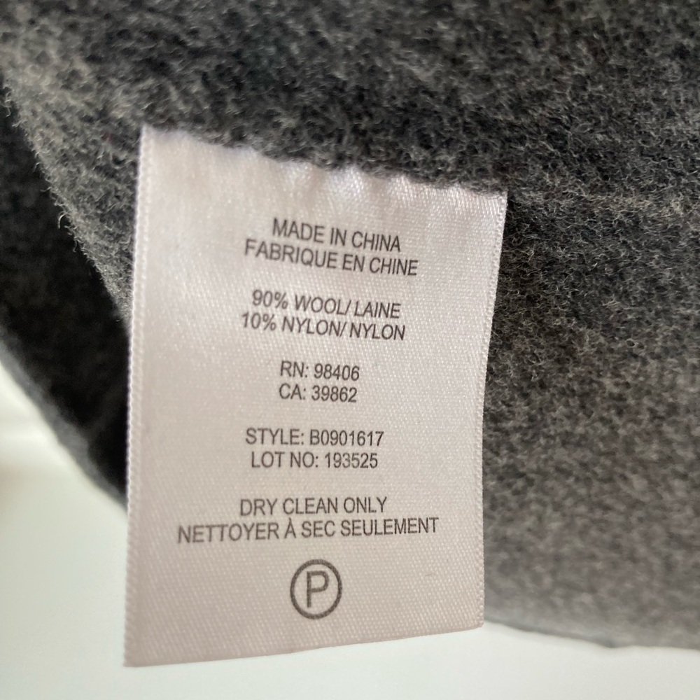 Theory | Classic Wool Blrnd Sleeveless Sheath Dress in Dark Gray - Picture 7 of 9